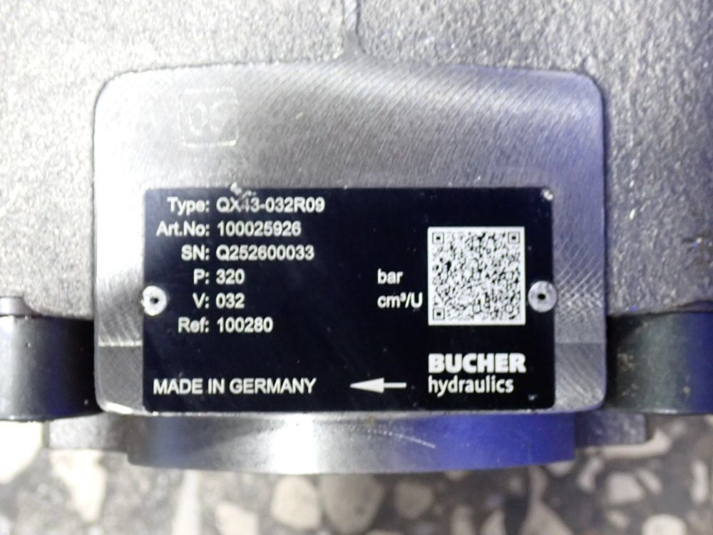 Bucher Hydraulics #QX43-032R09, Internal Gear Pump, 320 Bar - Image 4