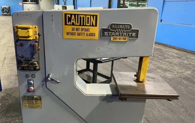Kalamazoo Startrite #24V10, Vertical Band Saw, 18" - 30" Throat, 10" H - Image 3