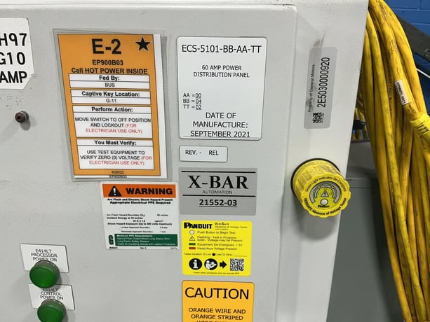 X-Bar Automation #ECS-5101-BB-AA-TT, Power Distribution Panel, 60 Amp, 2021 - Image 5