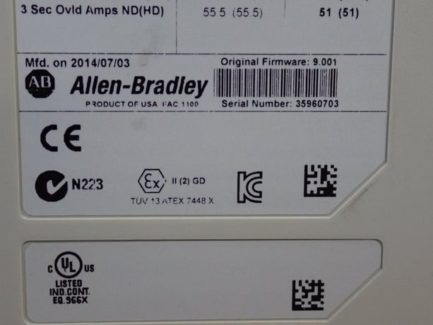 Allen-Bradley #20G11ND034AA0NNNNN, PowerFlex 755 AC Drive, 25 HP, Series A, 2014 - Image 6