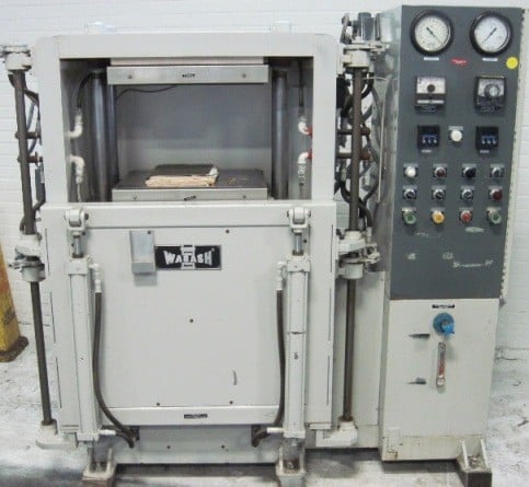 10 Ton, Wabash #V10-2016-2TMX, vacuum press, 16 stroke, 23" between housing, 16" daylight, Allen Bradley PLC - Image 1