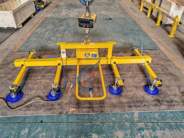 2200 lb. HSG JTH, vacuum sheet lifter w/ hoisting support, 10 suction cups, 157.5" x 98.5" support - Image 2