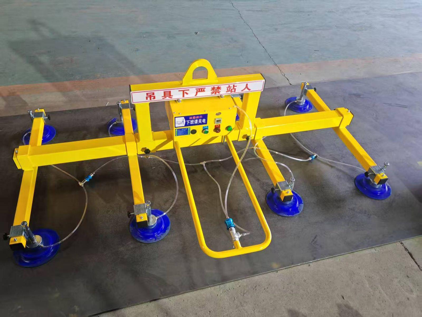 2200 lb. HSG JTH, vacuum sheet lifter w/ hoisting support, 10 suction cups, 157.5" x 98.5" support - Image 3