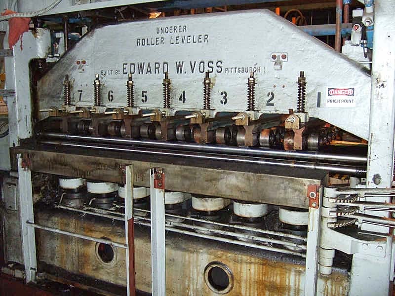 72" x .065" Voss / Ungerer #20.47.17.7, precision leveler, 17 work rolls, 84" roll face, 1.846" diameter - Image 6
