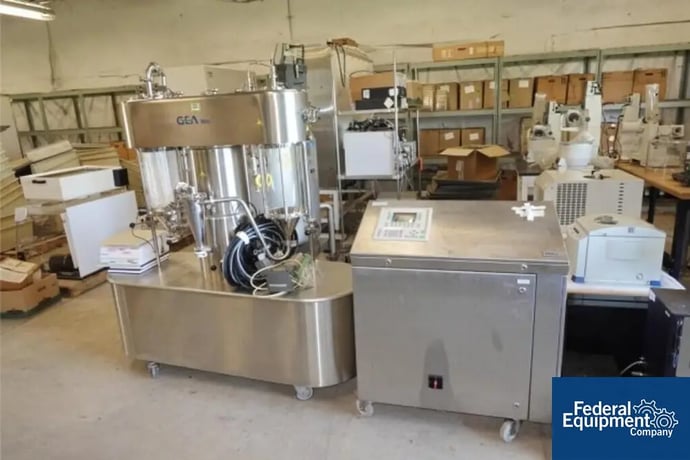 GEA Niro A/S #SD-Micro, Spray Dryer System, Stainless Steel & glass, Siemens PLC Simatic HMI, 2006 - Image 1