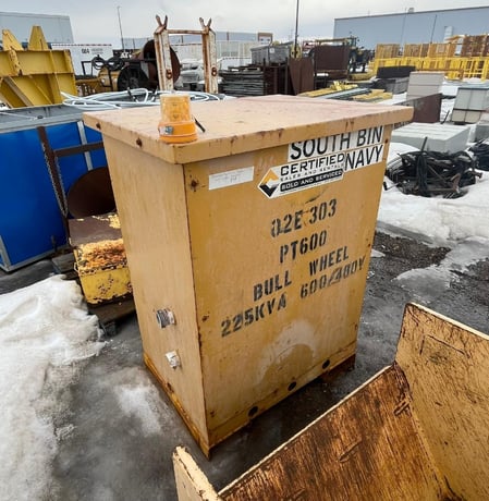 225 KVA 600 Primary, 480 Secondary, DKK, Dry Type Auto-Transformer, 3 Phase, in steel box - Image 1