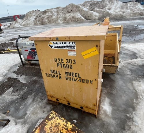 225 KVA 600 Primary, 480 Secondary, DKK, Dry Type Auto-Transformer, 3 Phase, in steel box - Image 2