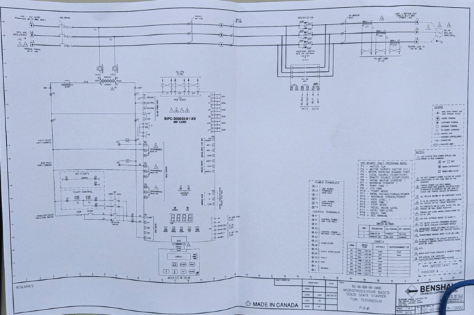 60 HP Benshaw #TEC-60-600-04-10000, MX Solid State Starter, 600 Volts, 60 Hz. (3 available) - Image 7
