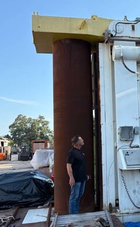 Hugh Smith, Shipyard Vessel with vertical Plate Roll Bender, 3000 Ton, 13' width, 7.87" Thickness, 37.8" Main - Image 9