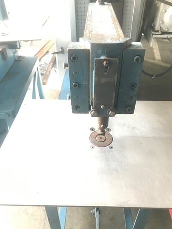 5 Ton, Whitney Jensen #68, Foot Operated Kick Punch, 24" throat, 1" stroke, 3/4" adj. - Image 2