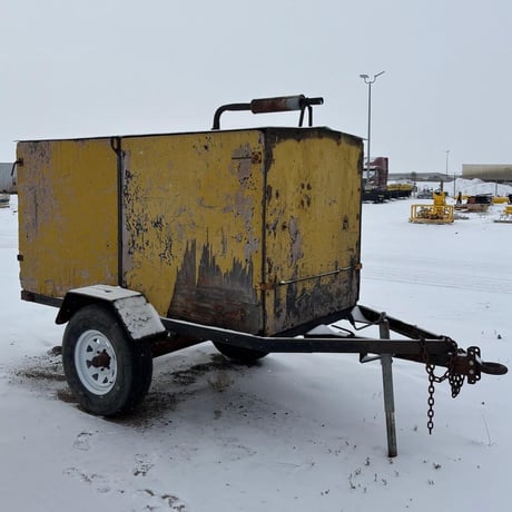 15 KW Mitsubishi, diesel generator, 240 Volts, 1 phase, 60 Hz., trailer mounted, 26 HP, 6,505 hours - Image 1