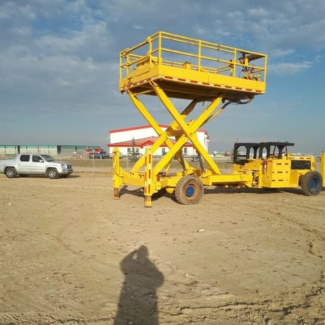 Marcotte #M60-RL6000, Scissor Deck, 18' Lift Height, 8' x 12' Deck, ROPS/FOPS, 220 hours - Image 5