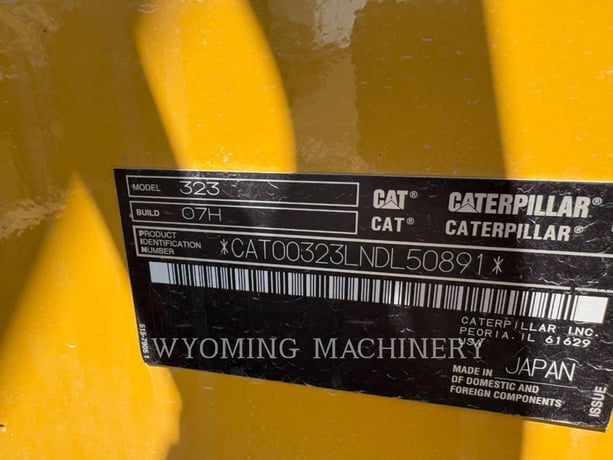 Caterpillar 323, 8 hours, S/N: NDL50891, 2026 - Image 6