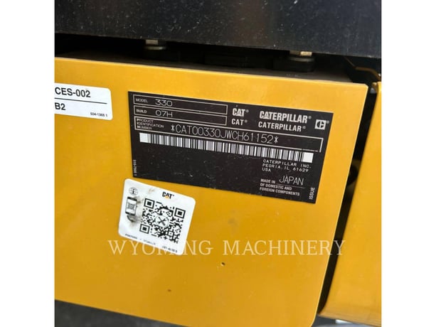 Caterpillar 330, 10 hours, S/N: WCH61152, 2026 - Image 6
