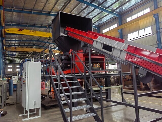Enerpat #MSA-F1500, Metal Shavings Shredder, Single Shaft, 100 HP, 1500 mm Rotor Width, Brand New - Image 3