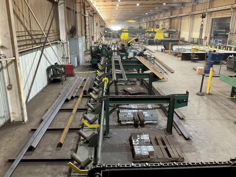6" x 6" x 1/2" Controlled Automation #ABL-74, automatic angle punch & shear line, 74 tons, 4 transfer arms - Image 2