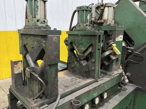 6" x 6" x 1/2" Controlled Automation #ABL-74, automatic angle punch & shear line, 74 tons, 4 transfer arms - Image 7