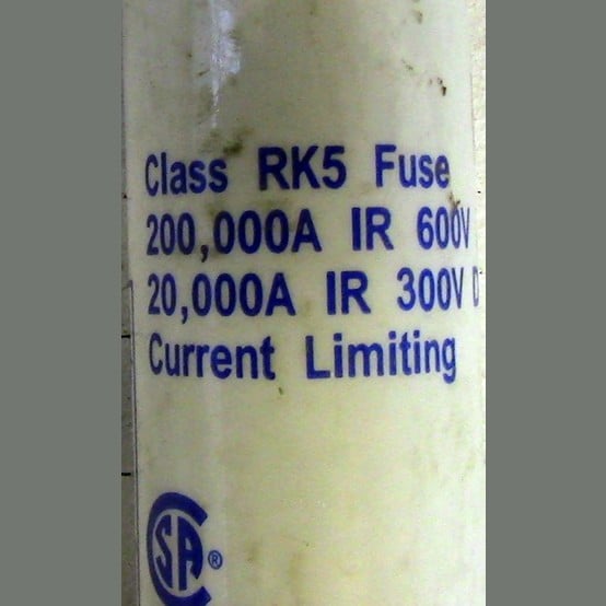 20 Amp 600 Volts Goulds #TRS20R, Class RK-5 Fuse, Dual Element Time Delay (20 available) - Image 3