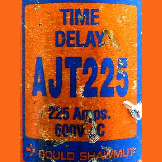 225 Amp 600 Volts Goulds #AJT225, Class J Fuse, Time Delay (3 available) - Image 2