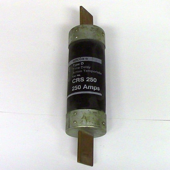 250 Amp 600 Volts Goulds #D-CRS-250, Type D Fuse, Time Delay (2 available) - Image 1