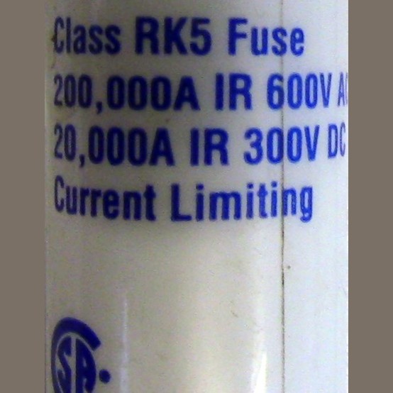 30 Amp 600 Volts Goulds #TRS30R, Class RK-5 Fuse, Dual Element Time Delay (26 available) - Image 4