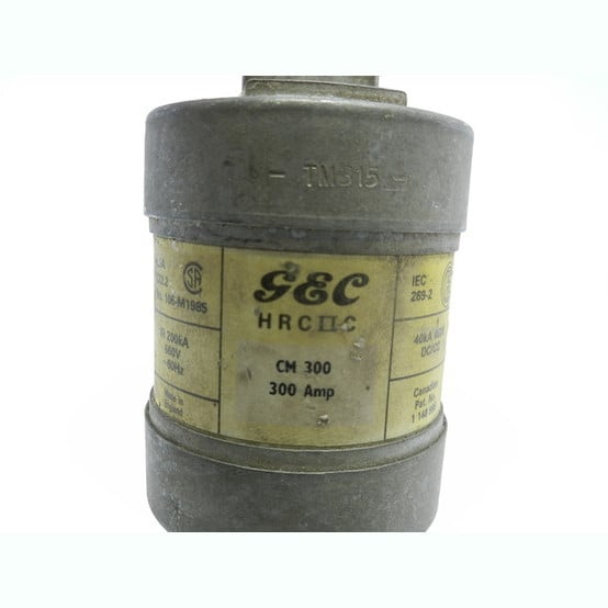 300 Amp 600 Volts G & C #HRCIIC, Class H Fuse - Image 2