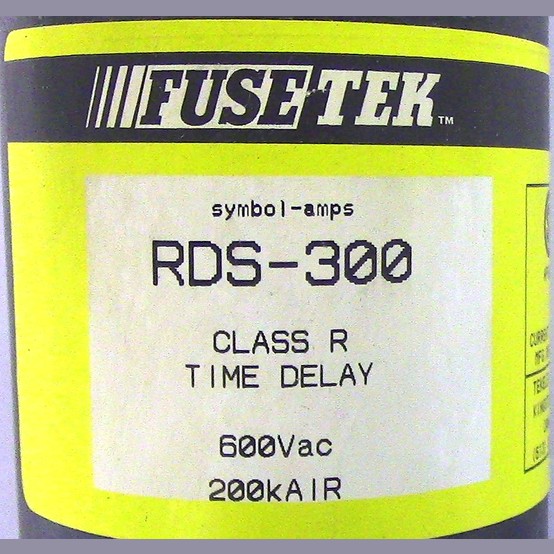 300 Amp 600 Volts Fusetek #RDS-300, Class R Fuse, Time Delay (3 available) - Image 2