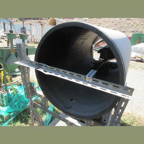 21" dia. x 4' long poly pipe trommel - Image 3