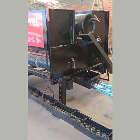 15.8" dia. x 9.2' long trommel, Extrac-Tec #HPC-15, 2014 - Image 7
