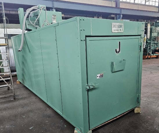 48" width x 60" H x 180" L Jackson #45135, elect. walk-in oven, 500°F, 1 HP recirculating fan, (2 available) - Image 1