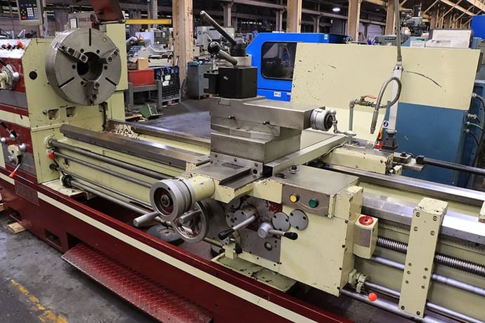 29"/37" x 120" Acer #Dynamic-29120G, gap bed engine lathe, 4-1/8" hole, D1-11, 1200 RPM, inch/metric, Newall - Image 4