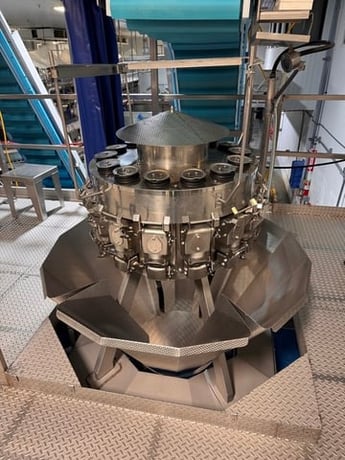 Bosch #SVE-3800-AB, Vertical Form-Fill & Seal Packaging System, Ishida 14-head combination weigher, automated - Image 1