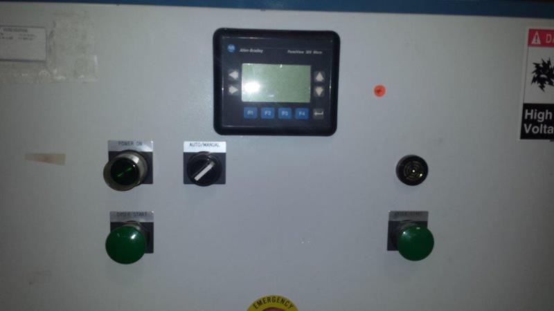 10 Ton, TMP, double press (hot & cold side w/shuttle), 13.5" x13.5", 6" daylight, up-act, #2476 - Image 2