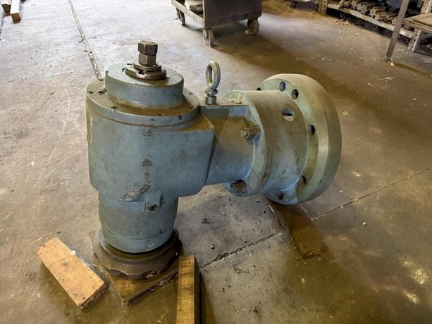 9" Gray, 90° facing head, boring mill attachment - Image 1