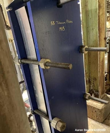 366 sq.ft., Alfa-Laval #M15-BFG, Titanium Plate Heat Exchanger, 55 plates - Image 3