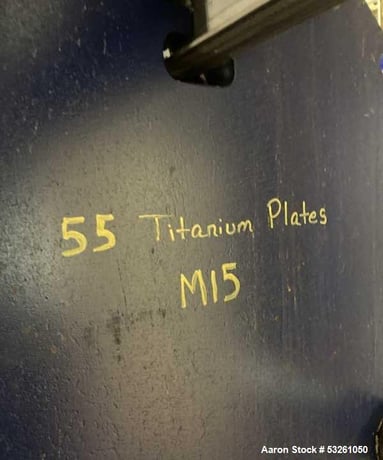 366 sq.ft., Alfa-Laval #M15-BFG, Titanium Plate Heat Exchanger, 55 plates - Image 8