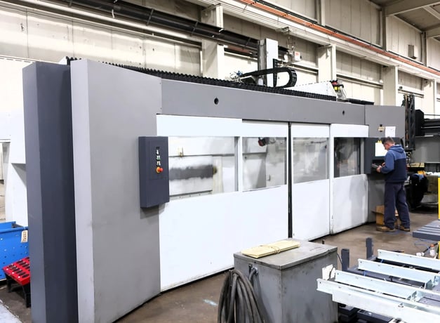 CMS #ARES-4818-PX5-Z1200, CNC Router, 5-Axis, 189" X, 71" Y, 47.3" Z, 20 HP Spindle, 18,000 RPM, 8-Position - Image 1