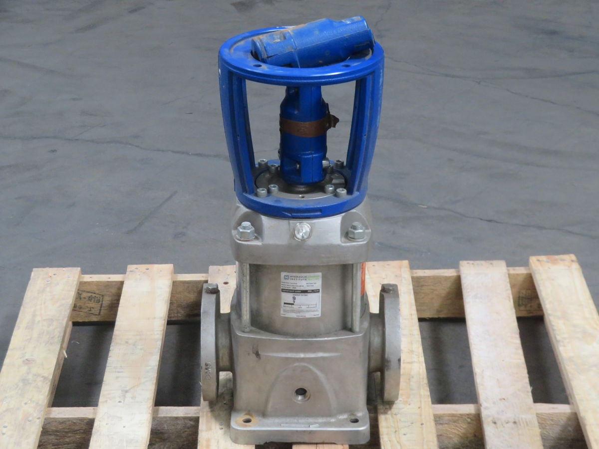 1200' TDH, Goulds #33SV21NC30 (MESV2.5x2.5x5.3-2P-BP), Vertical Multi-Stage Centrifugal Pump, 21 Stages, 3600 - Image 1