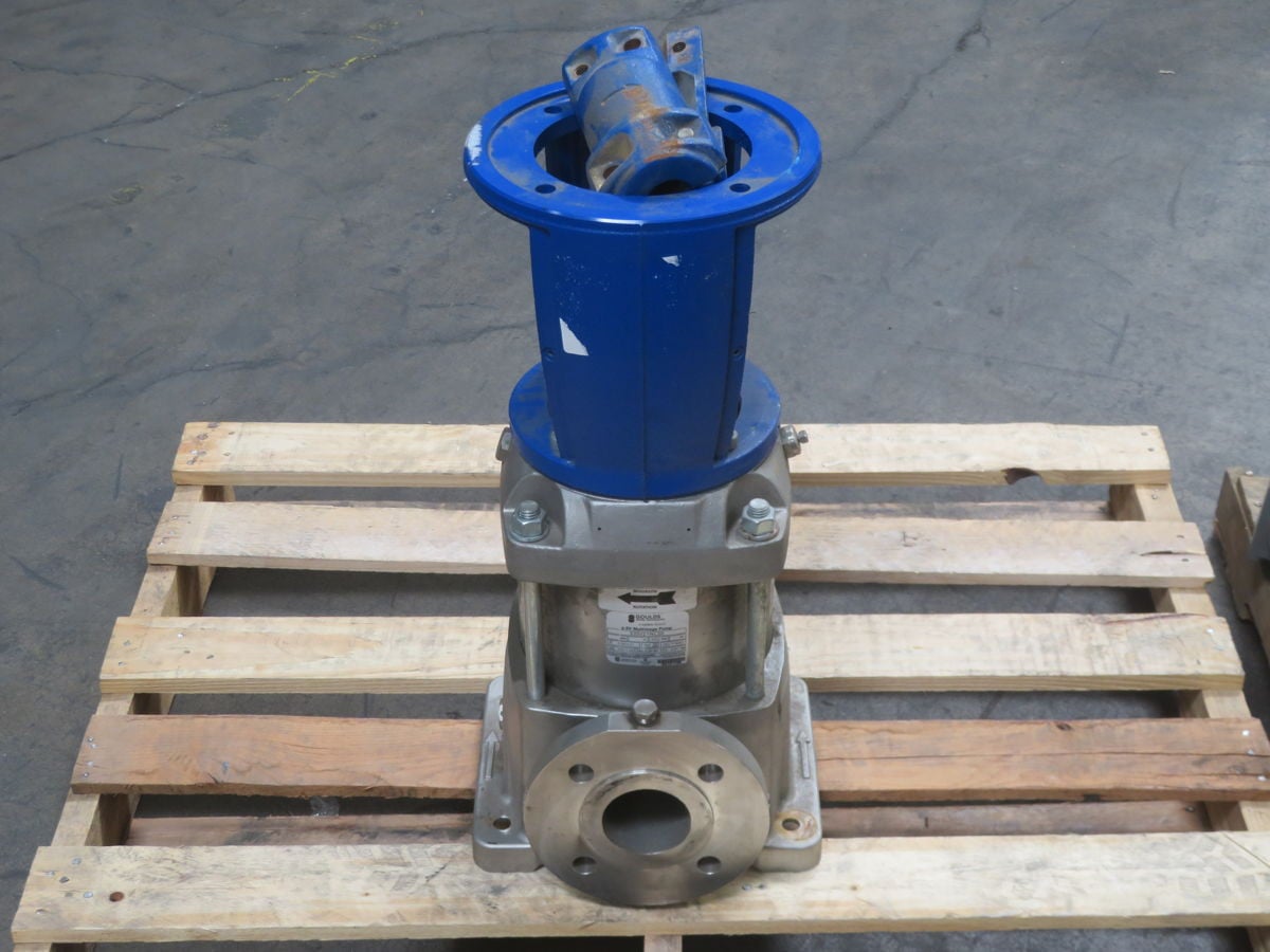 1200' TDH, Goulds #33SV21NC30 (MESV2.5x2.5x5.3-2P-BP), Vertical Multi-Stage Centrifugal Pump, 21 Stages, 3600 - Image 2