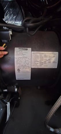 30 KW Generac Diesel Generator, 120/240 Volts, 3 Phase, 2.2L Engine, 190 Gal. Tank, Steel Enclosure - Image 5