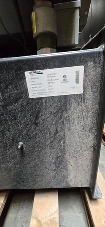 30 KW Generac Diesel Generator, 120/240 Volts, 3 Phase, 2.2L Engine, 190 Gal. Tank, Steel Enclosure - Image 7