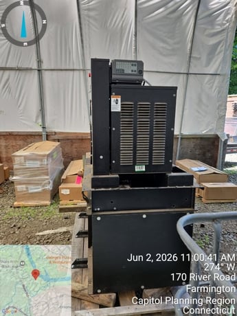 35 KW Generac #SG0035AG035.4V18HBNLA, Industrial Standby Generator, 120/240 Volts, 1 Phase - Image 4