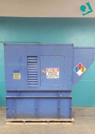40 KW MagneTek #RD500, Standby Diesel Generator, 120/240 V./480 Volts, 1 & 3 Phase, 835 Hrs, AS IS - Image 1