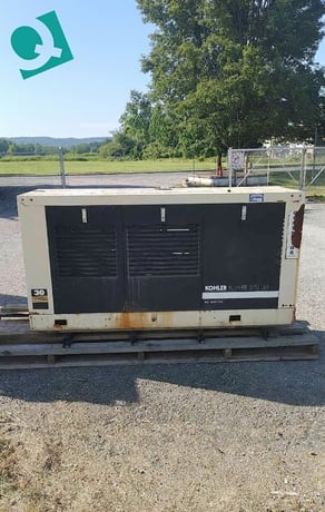 30 KW Kohler #30RZ, Natural Gas Standby Generator, 120/240 Volts, 1 Phase, 692 Hrs - Image 1