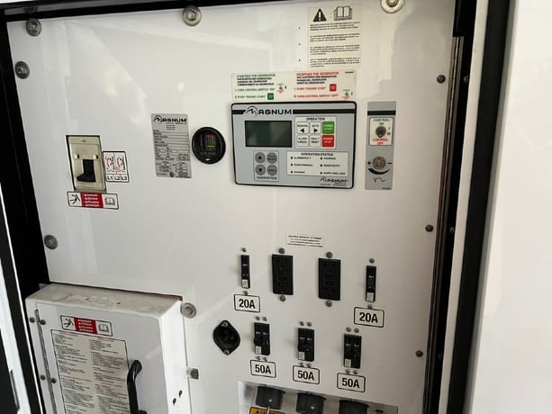68 KW Magnum #MMG80, Generator Set, 2005, Only 5 Hrs! Trailer Mounted w. Fuel Tank - Image 5