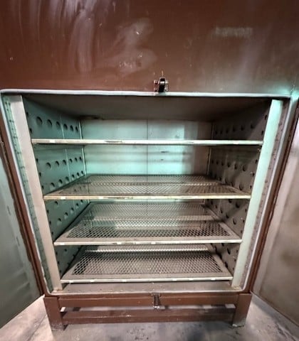 48" width x 48" H x 30" L Precision Quincy #43B-350, 350°F electric class a solvent rated - Image 3