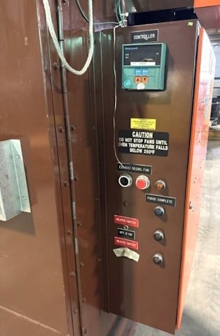 48" width x 48" H x 30" L Precision Quincy #43B-350, 350°F electric class a solvent rated - Image 4