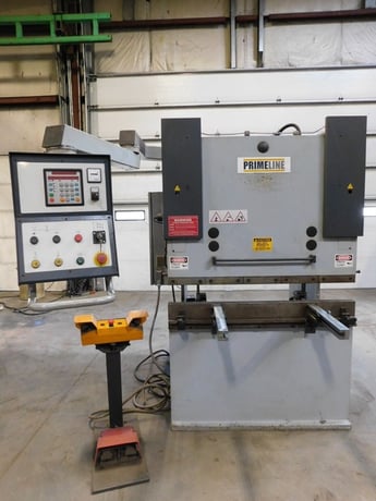 40 Ton, Primeline, Press Brake, 4' overall, Elgo Control, 580 hours, 2007 - Image 1