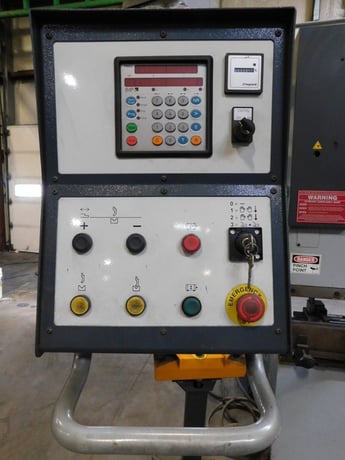 40 Ton, Primeline, Press Brake, 4' overall, Elgo Control, 580 hours, 2007 - Image 7