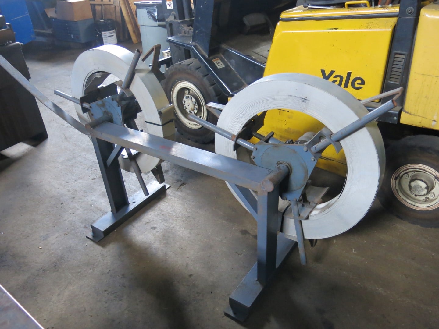 Harper #E-200, 2" turning vane maker, double uncoiler - Image 6